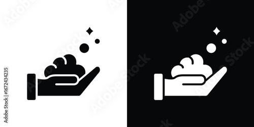 Foam icon vector Graphic Designs. Suitable for use on web apps,