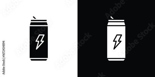 Energy drink icon vector Graphic Designs. Suitable for use on web apps,