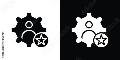 Employee skills icon vector Graphic Designs. Suitable for use on web apps,