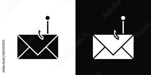 Email phishing icon vector Graphic Designs. Suitable for use on web apps,