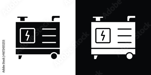 Electric generator icon vector Graphic Designs. Suitable for use on web apps,