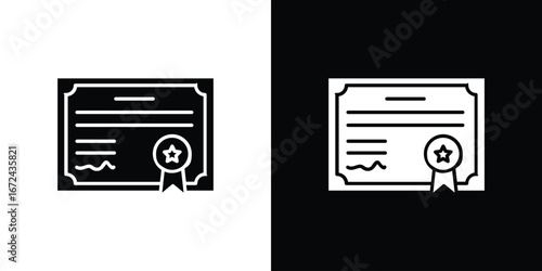 Diploma icon vector Graphic Designs. Suitable for use on web apps,