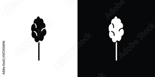 Cotton Candy icon vector Graphic Designs. Suitable for use on web apps,