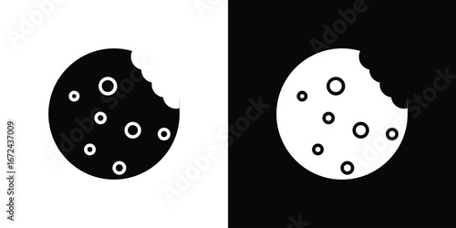 Cookie icon vector Graphic Designs. Suitable for use on web apps,