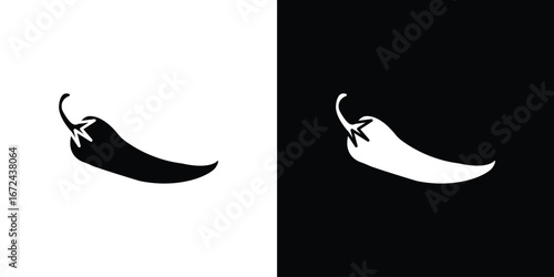 Chili icon vector Graphic Designs. Suitable for use on web apps,