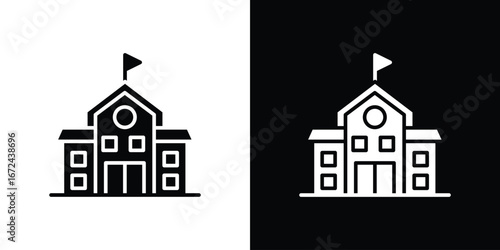 Campus icon vector Graphic Designs. Suitable for use on web apps,