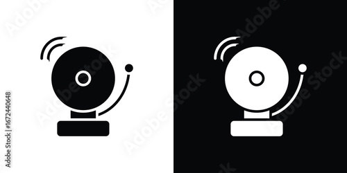 Bell school icon vector Graphic Designs. Suitable for use on web apps,