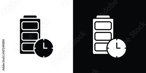 Battery life icon vector Graphic Designs. Suitable for use on web apps,