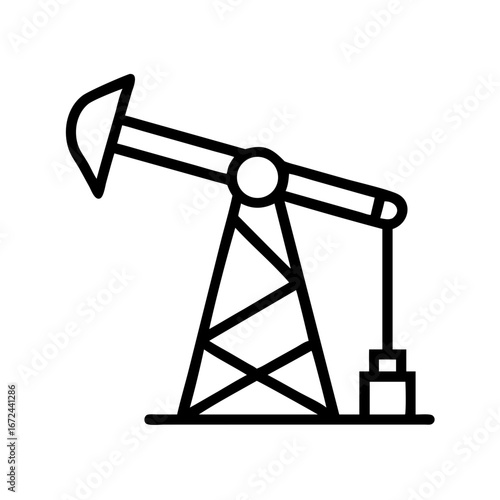 Ölpumpe Ölraffinerie Symbol 