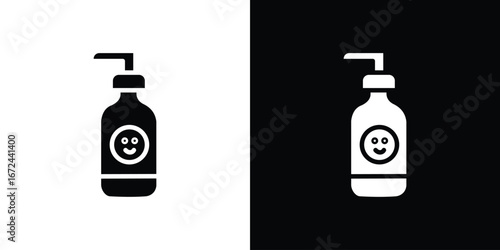 Baby shampoo icon vector Graphic Designs. Suitable for use on web apps,