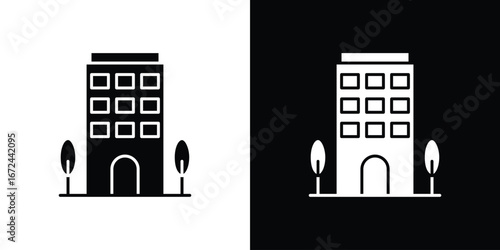 Apartment icon vector Graphic Designs. Suitable for use on web apps,