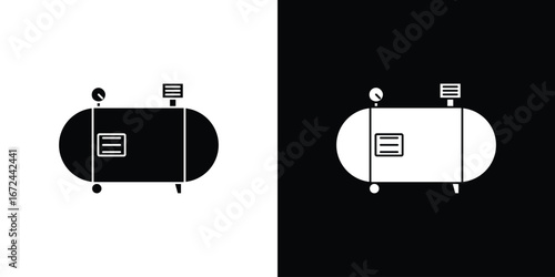 Air compressor icon vector Graphic Designs. Suitable for use on web apps,