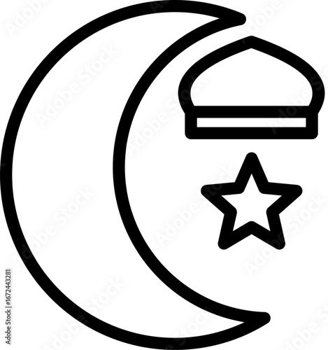 Islamic  Icon Set Multiple Style Collection