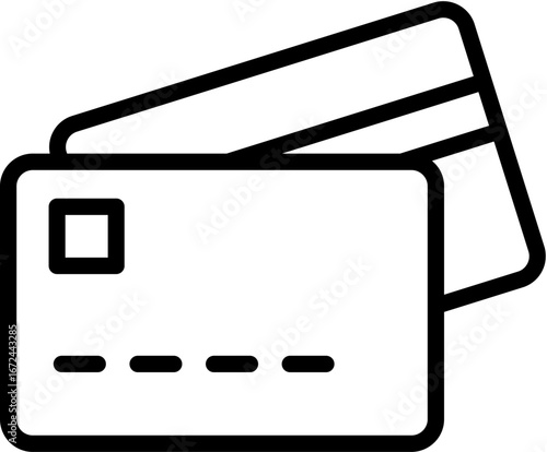 Atm Card  Icon Set Multiple Style Collection
