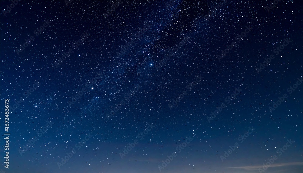 Obraz premium Starry night sky panorama