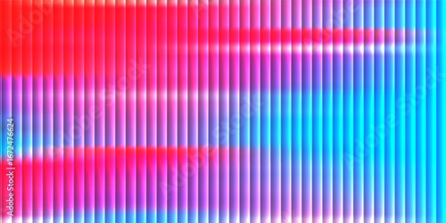 A dynamic design featuring a flowing, wavy pattern set against a striking gradient background.