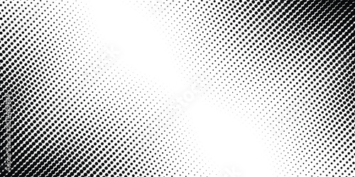 halftone background retro Light gradient halftone dots grunge wide background shape dots