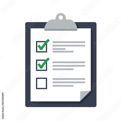 Essential Clipboard Checklist Symbolizing Task Management and Successful Completion of Objectives