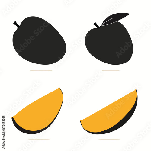 Sweet Marang Fruit Vector Illustration with Leaves"