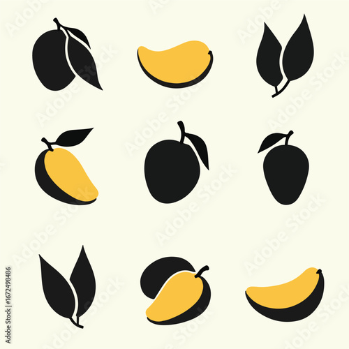 Sweet Marang Fruit Vector Illustration with Leaves"