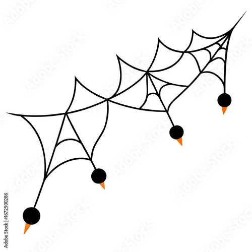 Orange triangles ascend diagonally against a black background