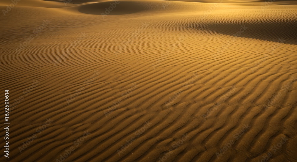 Naklejka premium Best Textured Sand Waves Pattern in Golden Light for Modern Style