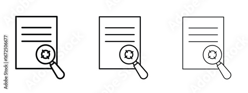Define icon in outline stroke style symbol.