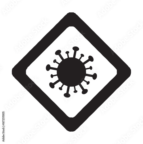  Covid Virus Isolated Vector Illustration