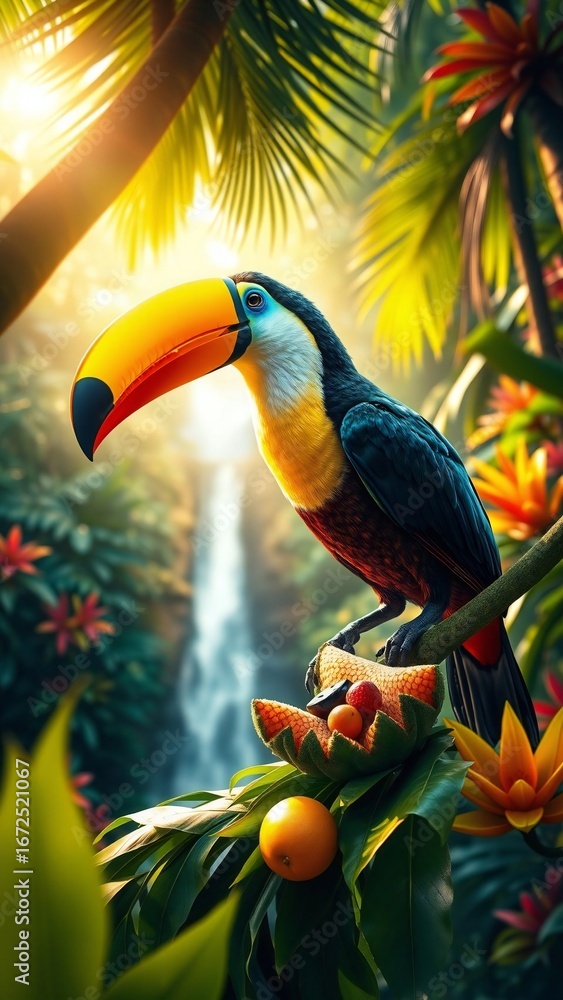 Obraz premium Toucan tropical bird