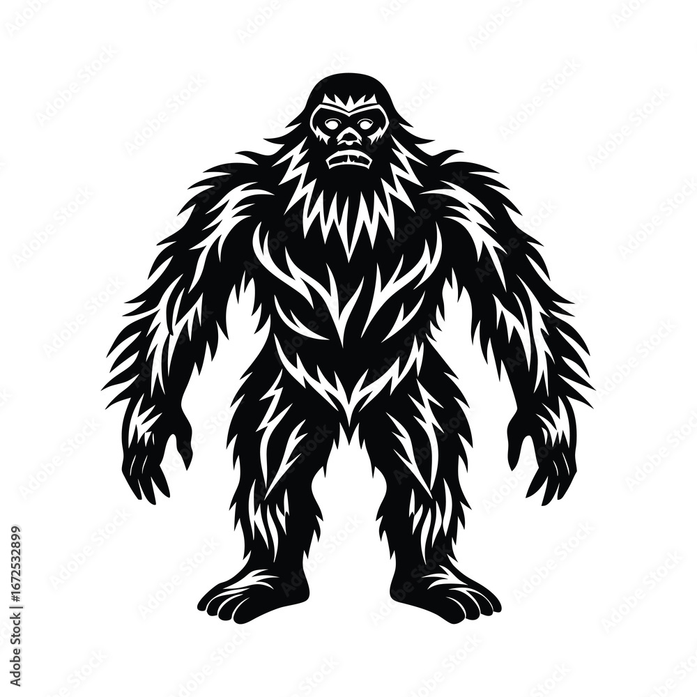 Obraz premium Bigfoot SVG