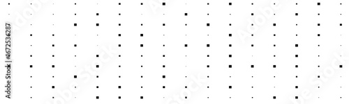 Abstract geometric pattern with minimalist black squares on white background.
