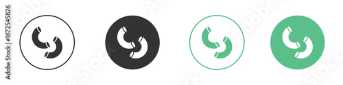Pasta icons silhouette in flat black style.