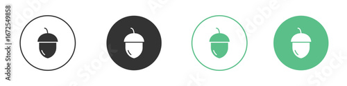 Hazelnut icons silhouette in flat black style.