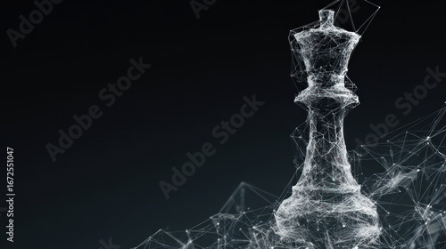 Abstract Chess Queen