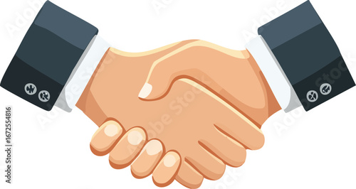 handshake vector illustration
