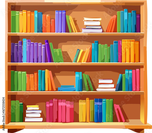 books in a row