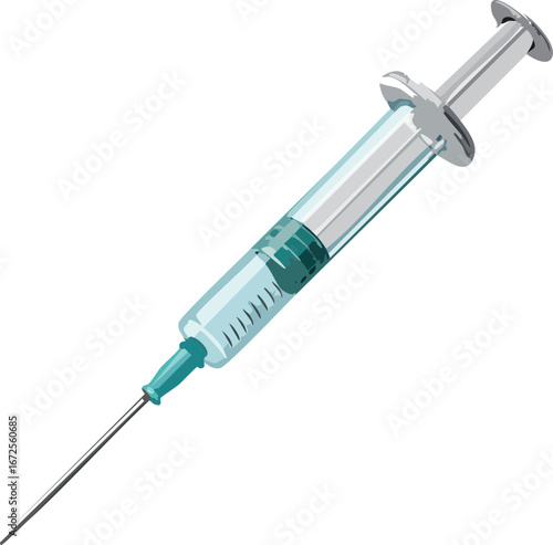 syringe with needle