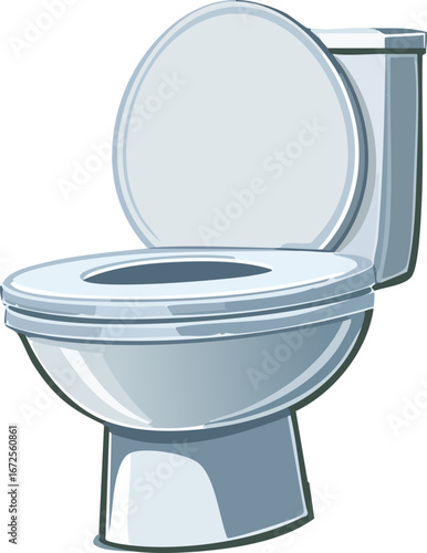 toilet bowl isolated