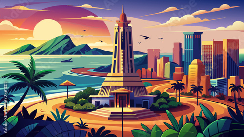 Dakar, Senegal, glows on the Atlantic’s edge. The African Renaissance Monument rises proudly, while markets, music, and oceanfront views create a unique atmosphere of rhythm and resilience.