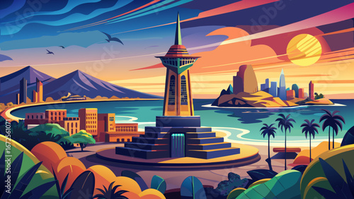 Dakar, Senegal, glows on the Atlantic’s edge. The African Renaissance Monument rises proudly, while markets, music, and oceanfront views create a unique atmosphere of rhythm and resilience.