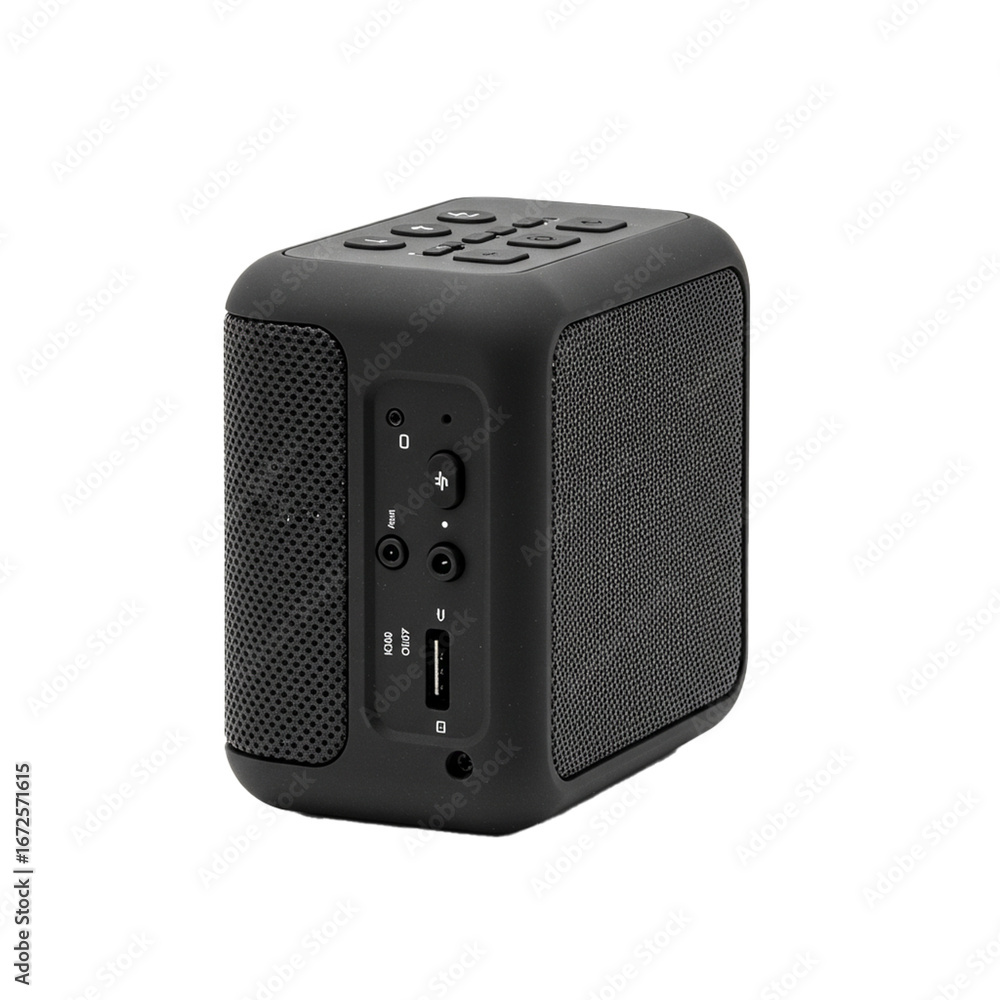 Obraz premium Modern speaker box delivering high-quality sound for music enthusiasts.