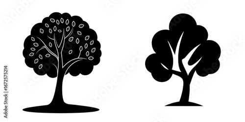 The Tree with Road Icon features a simple, modern, and abstract representation of a tree with a road traversing its trunk, embodying growth, progress, and the path forward