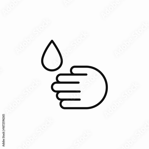 washing hands icon sign vector