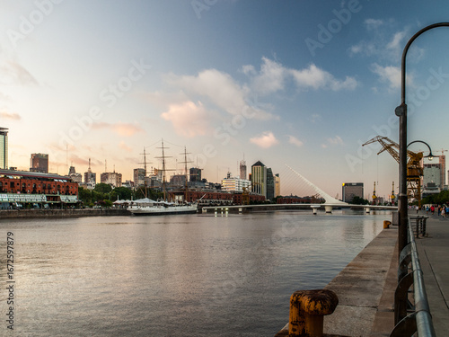 Puerto Madero Waterfront at Dusk