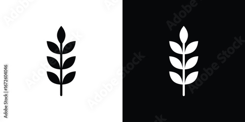 Wheat icon design vector collection. flat icons.