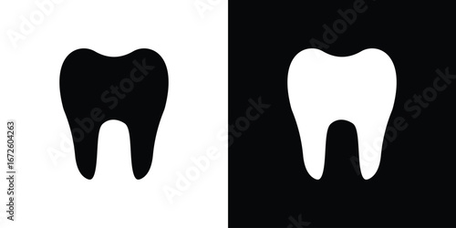 Tooth icon design vector collection. flat icons.