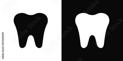 Tooth icon design vector collection. flat icons.