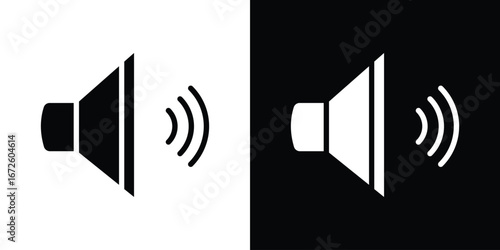 Speaker icon design vector collection. flat icons.