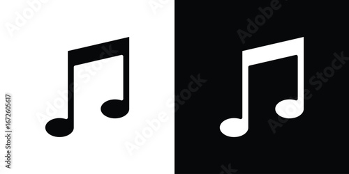 Music icon design vector collection. flat icons.