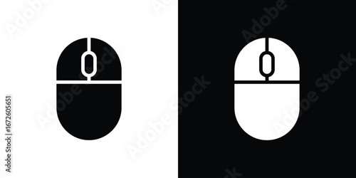 Mouse icon design vector collection. flat icons.